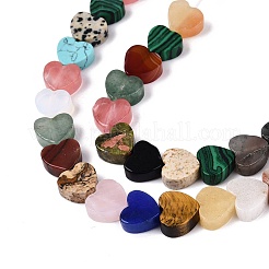 Natural & Synthetic Mixed Stone Beads Strands&nbsp;G-Q608-21