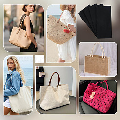 Felt Pad Rectangle Bag Bottom&nbsp;FIND-WH0149-85A