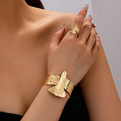 Eagle Alloy Cuff Bangles & Rings Sets for Women&nbsp;FS-WGB3658-01
