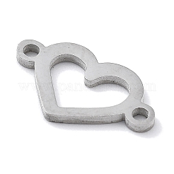304 Stainless Steel Hollow Connector Charms&nbsp;STAS-R003-05P
