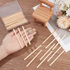 50Pcs Wood Craft Sticks&nbsp;WOOD-BC0001-36