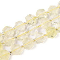 Natural Lemon Quartz(Heated) Beads Strands&nbsp;G-P534-A20-02