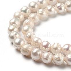 Natural Cultured Freshwater Pearl Beads Strands&nbsp;PEAR-L033-22