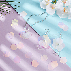 Iridescent PVC Paillette/Sequins Pendants&nbsp;PVC-PH0001-38B