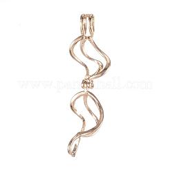 Brass Locket Pendants&nbsp;KK-K163-48-NR