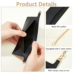 1Pc Rectangle PU Leather Purse Organizer Inserts&nbsp;DIY-HS0002-31A