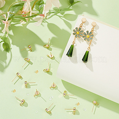 Brass Stud Earring Findings&nbsp;KK-UN0002-79