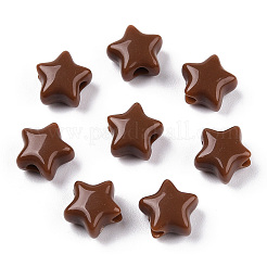 Opaque Acrylic Beads&nbsp;X-MACR-T047-01-01
