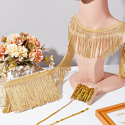 10 Yards 2 Styles Polyester Tassel Ribbon&nbsp;OCOR-GA0001-93