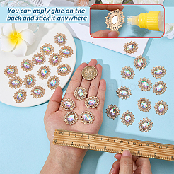 30Pcs Zinc Alloy Cabochons&nbsp;FIND-FG0005-56C
