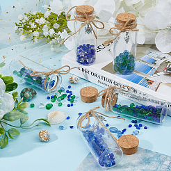 Glass Bead in Transparent Glass Bottle Display Decorations&nbsp;AJEW-AB00172