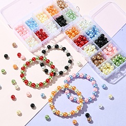 DIY Round Acrylic Bead Bracelets Making Kits&nbsp;DIY-YW0009-88