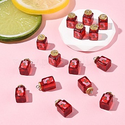 15Pcs Strawberry Jam Resin Pendants&nbsp;RESI-FS0002-15