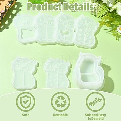 7Pcs 7 Styles Owl Silicone Molds&nbsp;ST-CJ0043-029