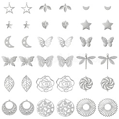 36Pcs 18 Styles Iron Pendants&nbsp;IFIN-TA0001-80