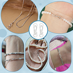 6Pcs Sterling Silver S-Hook Clasps&nbsp;FIND-PH0060-31