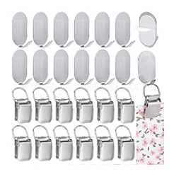 12Pcs Iron Baby Pacifier Clips&nbsp;AJEW-PH0008-10