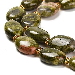 Natural Unakite Beads Strands&nbsp;G-H005-A06-02