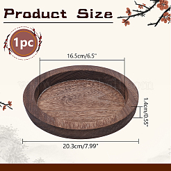 Flat Round Wooden Jewelry Trays&nbsp;AJEW-WH0314-643A