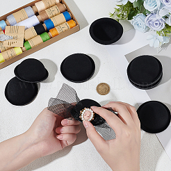 15Pcs Cloth Round Fascinator Hat for Dolls&nbsp;DIY-BC0015-98B