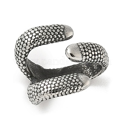304 Stainless Steel Hook Clasps&nbsp;STAS-Z147-04AS