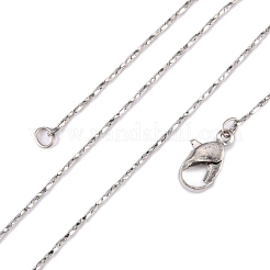 Brass Boston Link Chain Necklaces&nbsp;MAK-J009-20P