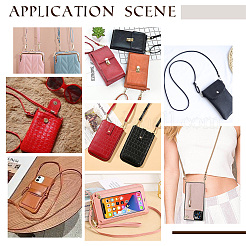 Universal Cell Phone Lanyard Crossbody Adjustable PU Leather Phone Lanyard&nbsp;AJEW-WH0470-47A