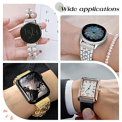 8Pcs 4 Colors Alloy Watch Band Adapter Connectors&nbsp;FIND-DC0004-30