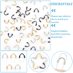 60Pcs 3 Colors 316 Surgical Stainless Steel Wire Guardian&nbsp;STAS-UN0056-23