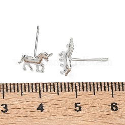 Brass Stud Earrings&nbsp;EJEW-F403-07P