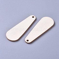 Unfinished Blank Poplar Wood Big Pendants&nbsp;WOOD-D021-11