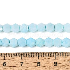 Anti-Tarnish Electroplate Glass Beads Strands&nbsp;GLAA-T028-6mm-02B