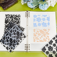 4Pcs 4 Styles Plastic Embossing Folders&nbsp;DIY-CP0008-86