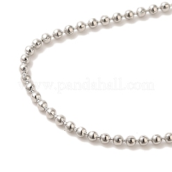 Brass Ball Chain Necklaces&nbsp;NJEW-B119-06P