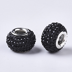 Opaque Resin European Beads&nbsp;RPDL-T038-008