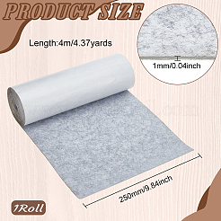 4M Polyester Felt Self-adhesive Fabric for DIY Sound Insulation&nbsp;DIY-WH0542-46B