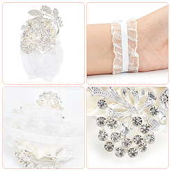 Ribbon Wrist & Brooch&nbsp;AJEW-WH0235-35