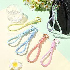 7Pcs 7 Colors Polyester Lanyard Hand Mobile Straps&nbsp;MOBA-FS0001-03