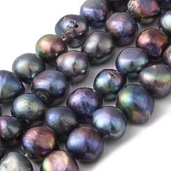 Dyed Natural Cultured Freshwater Pearl Beads Strands&nbsp;PEAR-A006-13C-X