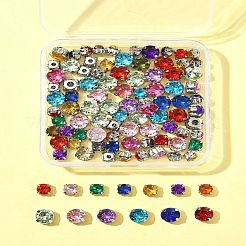100Pcs 2 Styles Sew on Rhinestone&nbsp;GACR-FS0001-01