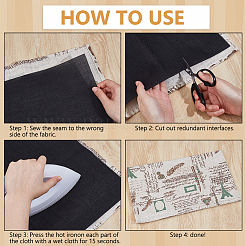 Polyester Shaper Insert for Clothing&nbsp;AJEW-WH0460-001B