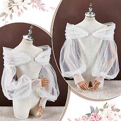 Polyester Detachable Mesh Puff Sleeves&nbsp;AJEW-WH0709-257A