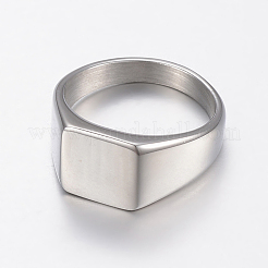 Tarnish Resistant 304 Stainless Steel Finger Rings&nbsp;RJEW-H125-22P