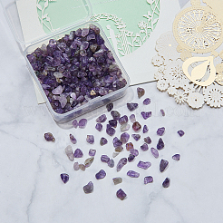 Natural Amethyst Chip Beads&nbsp;G-CJ0001-23