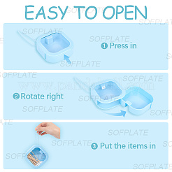 Multifunctional Plastic Pocket-Sized Push Switch Organizers Case&nbsp;CON-WH20006-004A
