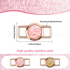 Alloy & Resin Shoelace Charms&nbsp;FIND-CP0002-94E