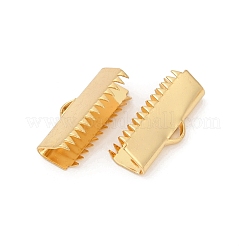 304 Stainless Steel Ribbon Crimp Ends&nbsp;STAS-E471-05M-G