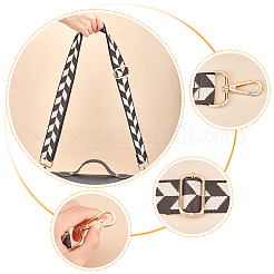 Geometric Pattern Adjustable Polyester Bag Strap&nbsp;FIND-WH0092-33B