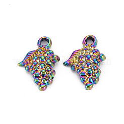 Autumn Theme Rainbow Color Alloy Pendants&nbsp;PALLOY-S180-259-NR