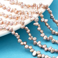 Natural Cultured Freshwater Pearl Beads Strands&nbsp;PEAR-I007-03B-01B
